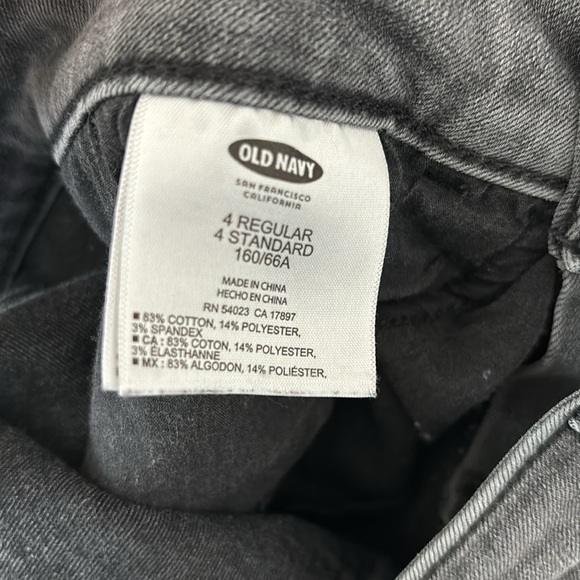 Old Navy Charcoal Size 4 Mid-Rise Jeans - Picture 12 of 12